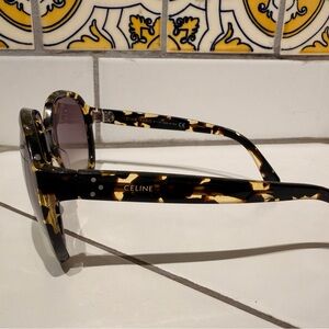 Celine Tortoiseshell Sunglasses with Brown Gradient Lenses